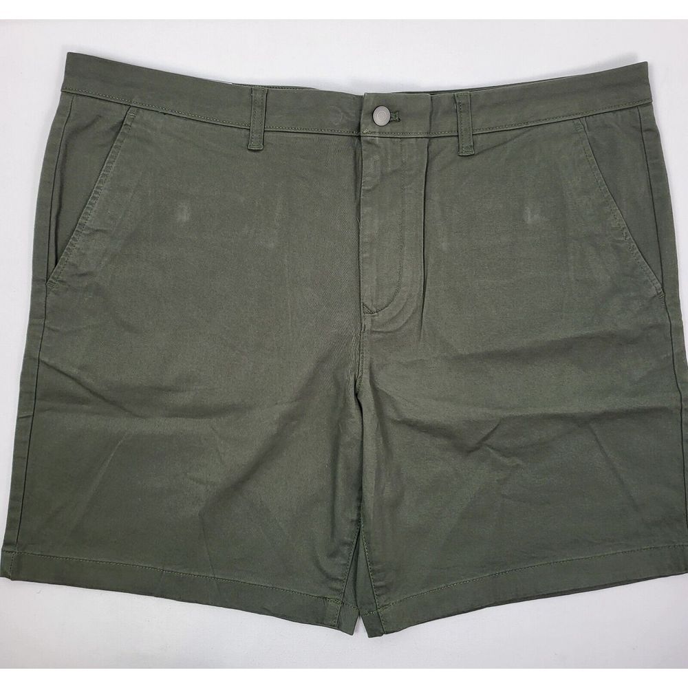 Member's Mark Men's Everyday‎ Flat Front Twill Short Green Midnight Size 40